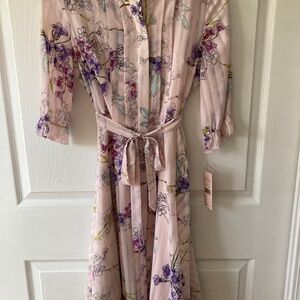 NWT Nanette Lepore Pink Floral Dress